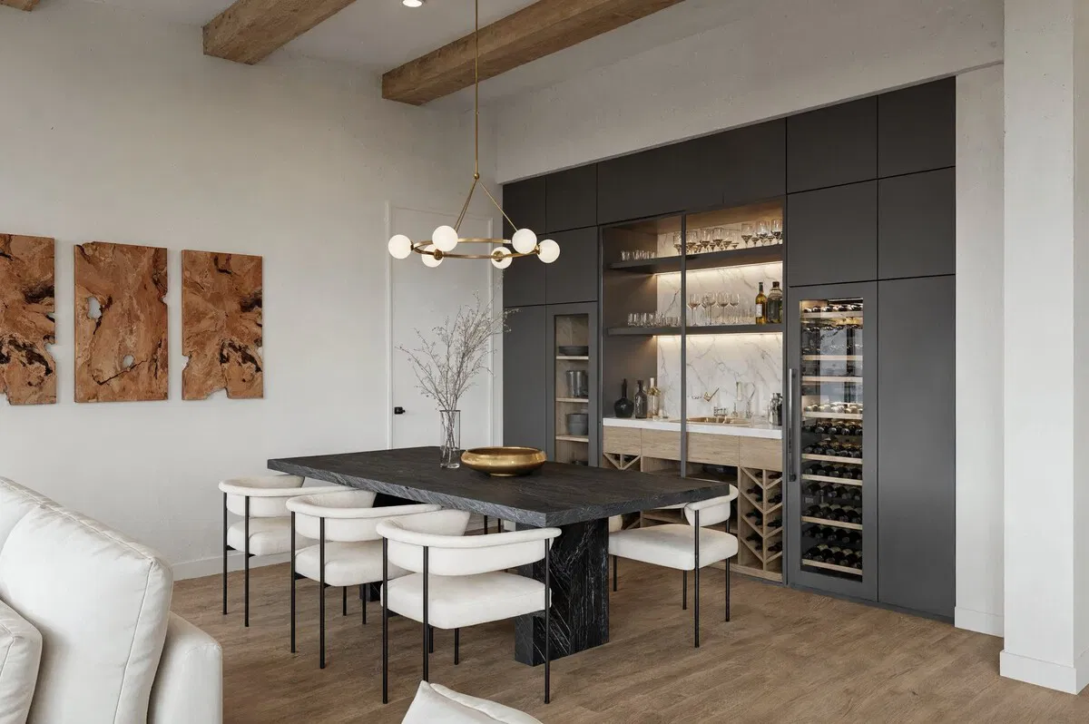 Open-Concept Living & Dining Space