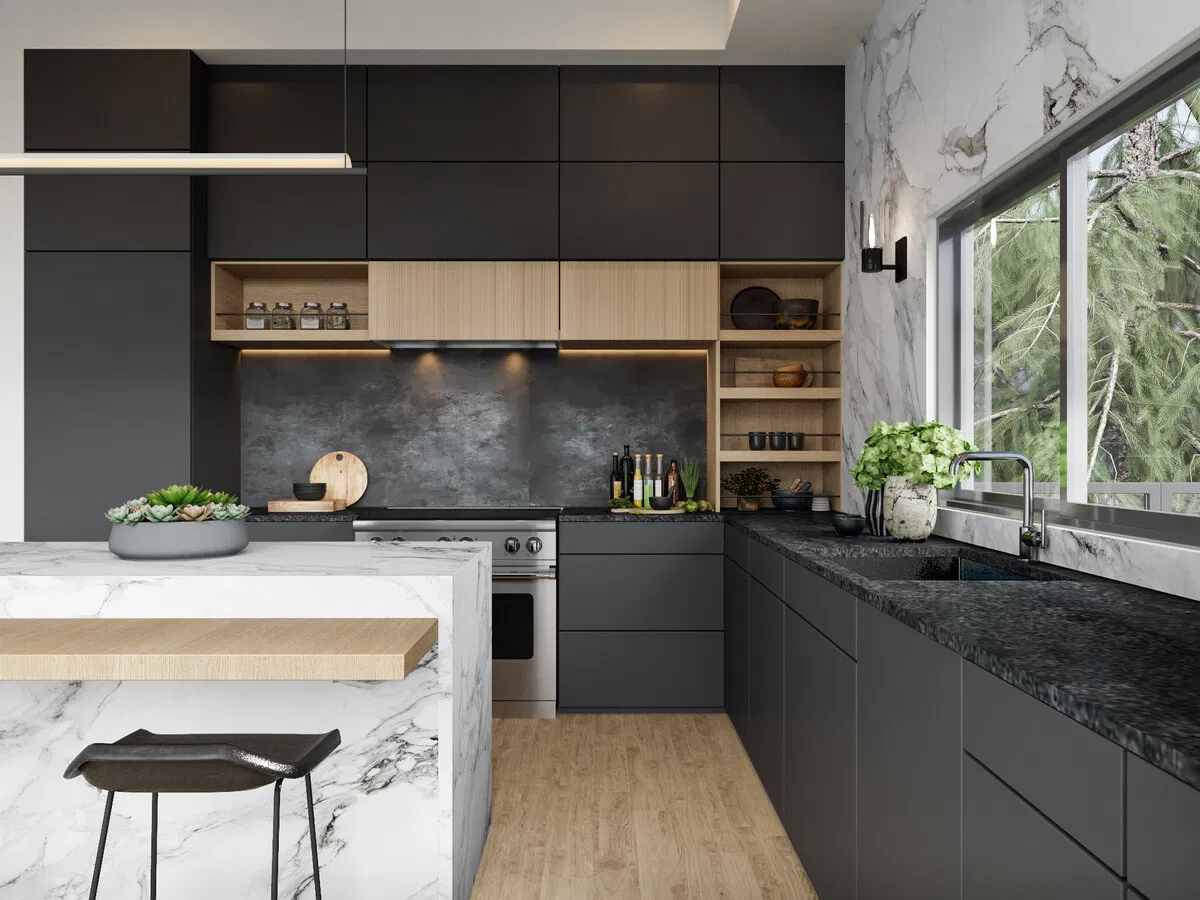Contemporary Modular Kitchen